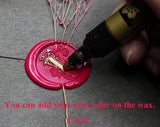 Spider Sealing Wax Seal Stamp Spoon Stick Candle Gift Box kit