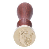 Retro Wood Stamp Classic Animal Plant Post Decor Initial Sealing Wax Seal Stamp Ancient Seal Post Decorative Antique Stamp Gifts